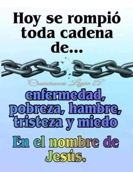 En cristo se rompen las cadenas